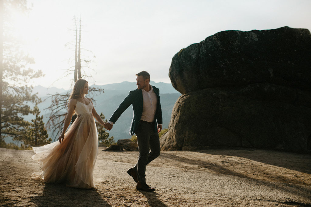 Yosemite Elopement at Glacier Point, planning AddyRose Design, Photography Erin Northcutt